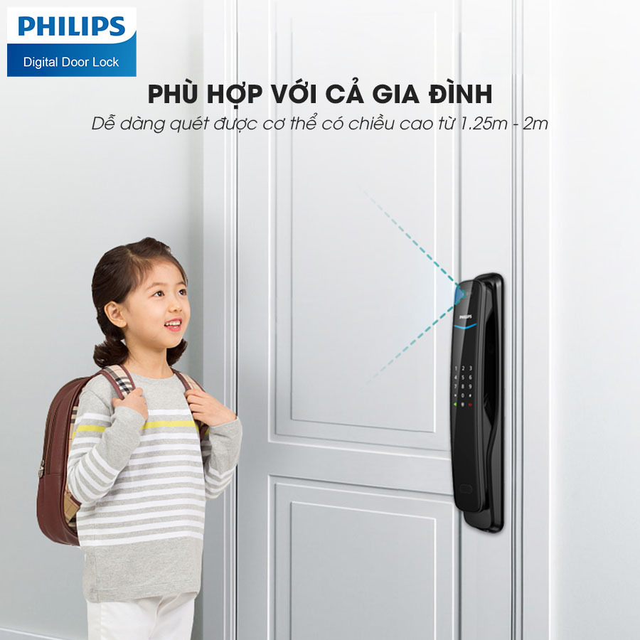 khóa cửa Philips nhận diện khuôn mặt